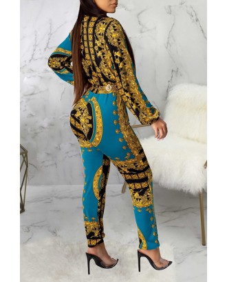 Lovely Trendy Printed Multicolor One-piece Jumpsuit