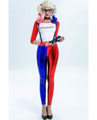 Red Suicide Squad Harley Quinn Cosplay Apparel