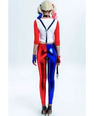 Red Suicide Squad Harley Quinn Cosplay Apparel