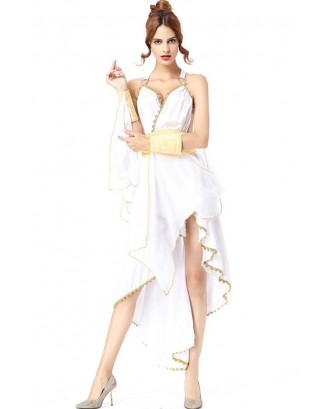 White Beautiful Greek Goddess Cosplay Apparel