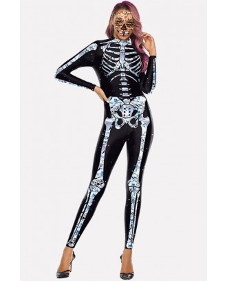 Skeleton Catsuit Horror Halloween Apparel