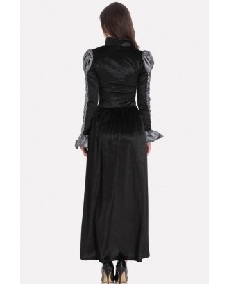Black Vampire Dress Halloween Cosplay Apparel