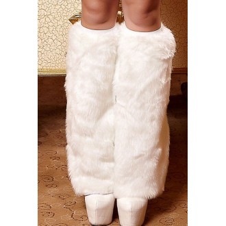 Faux Fur Christmas Furry Leg Warmers
