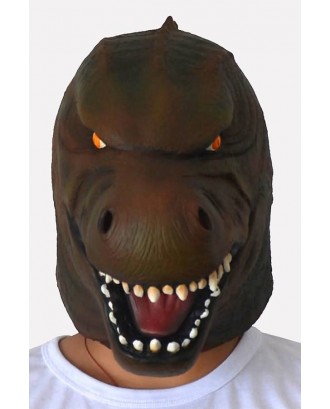 Brown Godzilla Horror Halloween Apparel Mask
