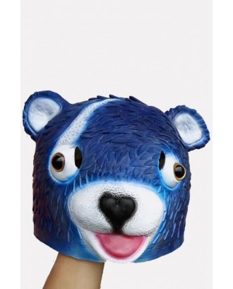 Blue Fortnite Bear Cute Halloween Apparel Mask