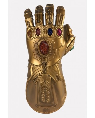 Gold The Avengers Thanos Adults Halloween Apparel Gloves