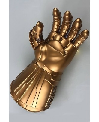 Gold The Avengers Thanos Adults Halloween Apparel Gloves